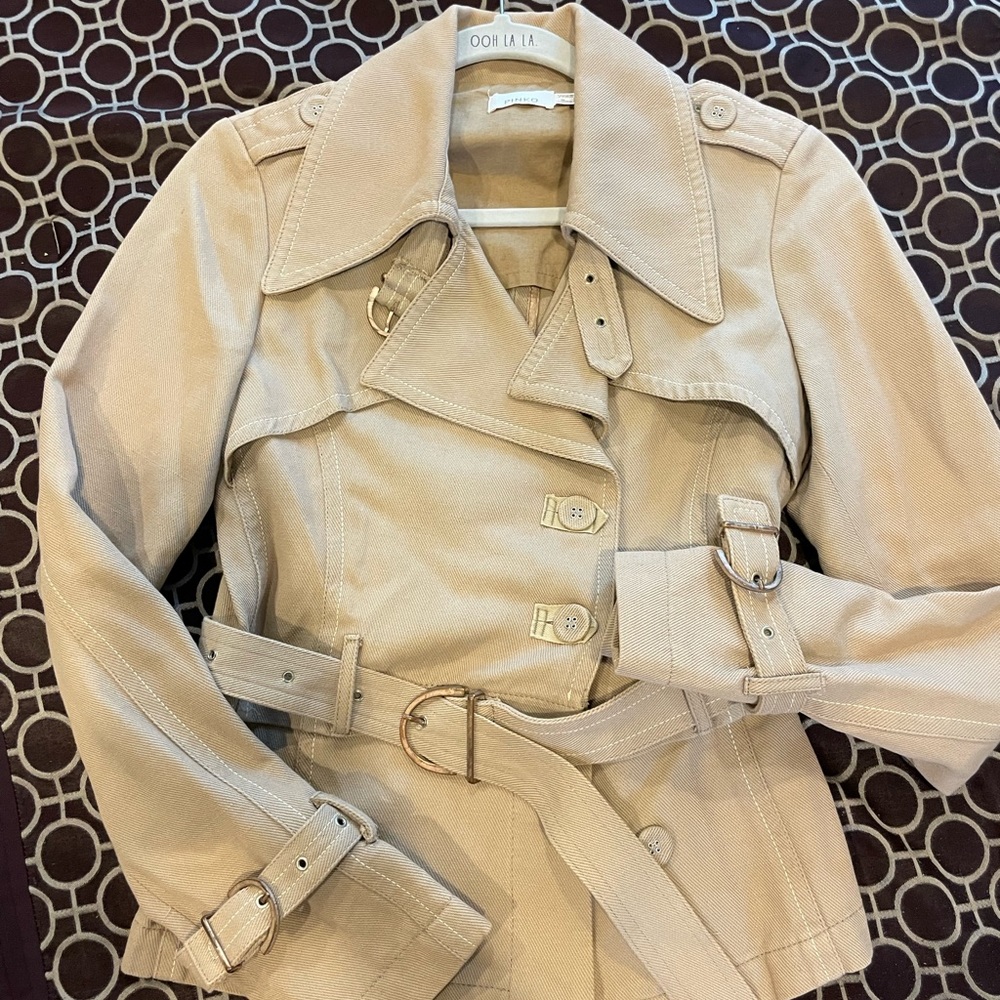 PINKO denim tan jacket